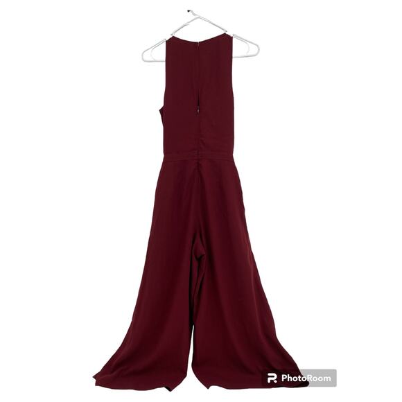 Joie Jumpsuit Mairead Garnet Wide Leg Capri Wrap Tie Open Leg Size 0 NEW - Picture 4 of 16